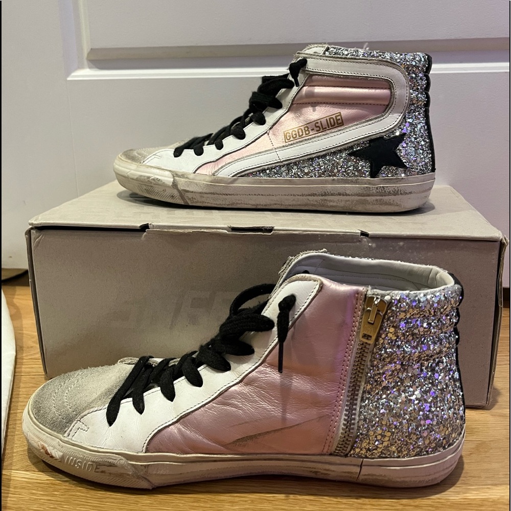 size 39 (9) worn a hand full of times, super cute just dont fit